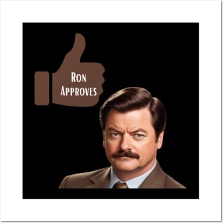 Ron Approves Funny Meme Posters and Art